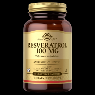 SOLGAR Resveratrol 100 mg (60 kaps.)