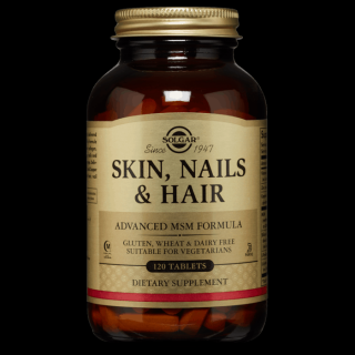 SOLGAR Skin, Nails  Hair (Formuła Włosy Skóra Paznokcie) - 120 tabletek wegetariańskich