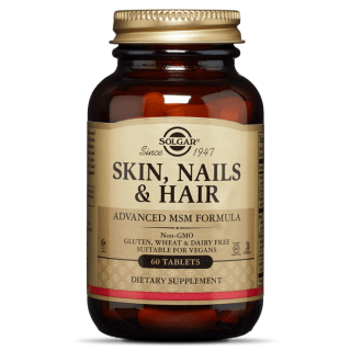 SOLGAR Skin, Nails  Hair (Formuła Włosy Skóra Paznokcie) 60 Tabletek wegetariańskich