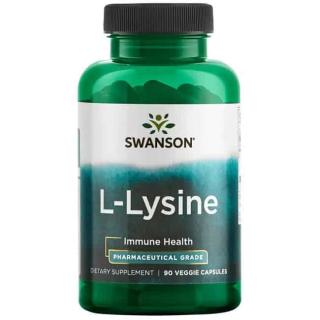 SWANSON AjiPure L-Lysine (L-Lizyna) 90 Kapsułek wegetariańskich