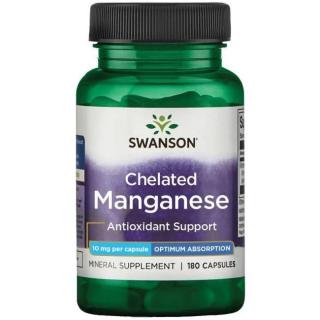 Swanson Albion Chelat Manganu 10mg 180 kapsułek