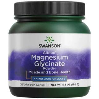 SWANSON Albion Chelated Magnesium Glycinate Powder (Magnez) 150g