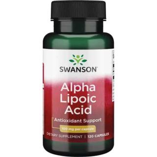 SWANSON Alpha Lipoic Acid 100mg (Kwas Alfa-Liponowy) 120 Kapsułek