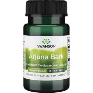 SWANSON Arjuna Bark 10:1 Extract (Układ krążenia) 60 Kapsułek