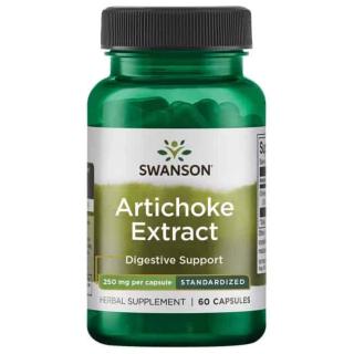 SWANSON Artichoke Extract (Ekstrakt z karczocha) 60 Kapsułek