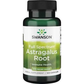 SWANSON Astragalus Root (Układ odpornościowy) 100 Kapsułek