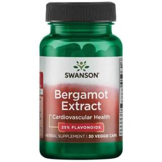 SWANSON Bergamot Extract with BERGAVIT 30 Kapsułek wegetariańskich