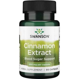 SWANSON Cinnamon Extract (Cynamon) 90 Kapsułek