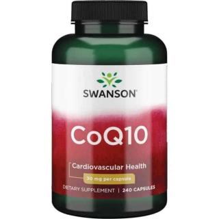 SWANSON CoQ10 30mg (Koenzym Q10) 240 Kapsułek