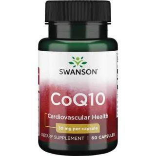 SWANSON CoQ10 30mg (Koenzym Q10) 60 Kapsułek