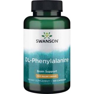 SWANSON DL-Phenylalanine (DL-fenyloalanina) 100 Kapsułek