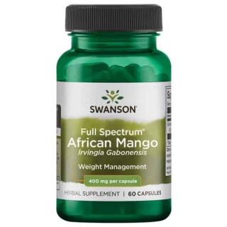 SWANSON Full Spectrum African Mango (Kontrola wagi, Metabolizm) 60 Kapsułek