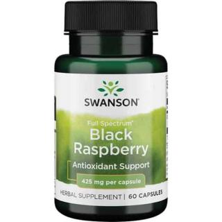 SWANSON Full Spectrum Black Raspberry (Antyoksydant) 60 Kapsułek