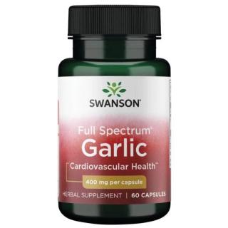 SWANSON Full Spectrum Garlic (Cloves) -Czosnek- 400mg - 60 kaps