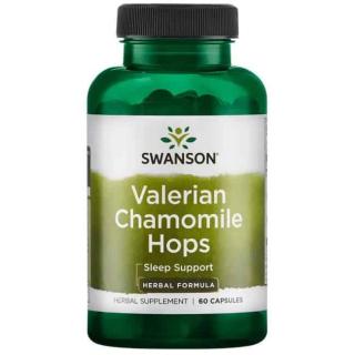 SWANSON Full Spectrum Valerian (Waleriana, Wsparcie snu) 60 Kapsułek