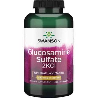 SWANSON Glucosamine Sulfate 2KCl (Ochrona Chrząstki Stawowej) 250 Kapsułek