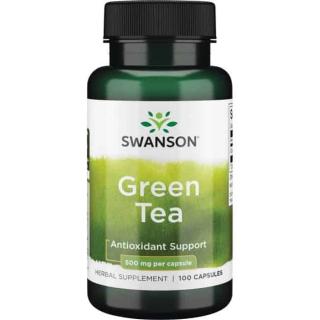 SWANSON Green Tea  (Antyoksydant) 100 Kapsułek