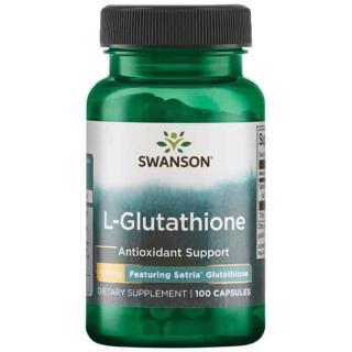 SWANSON L-Glutathione (L-Glutation, Antyoksydacja) 100 Kapsułek