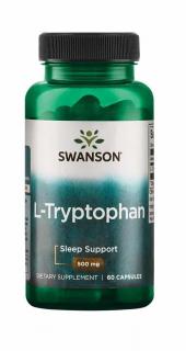 SWANSON L-Tryptophan (L-Tryptofan) 500mg - 60 kapsułek