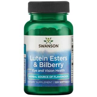 SWANSON Lutein Esters  Bilberry (Ochrona wzroku) 120 Kapsułek żelowych