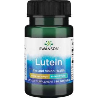 SWANSON Lutein (Ochrona wzroku) 60 Kapsułek żelowych