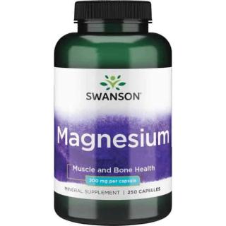 SWANSON Magnesium (Magnez) 250 Kapsułek