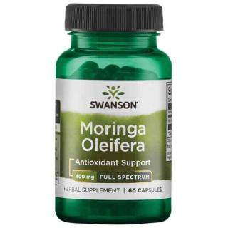 SWANSON Moringa Oleifera (Wsparcie Antyoksydacyjne) 400mg 60 kapsułek