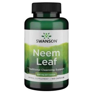 SWANSON Neem Leaf 100 Kapsułek