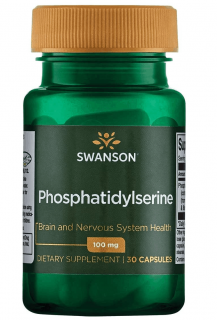 SWANSON Phosphatidylserine (Fosfatydyloseryna) 100mg - 30 kapsułek