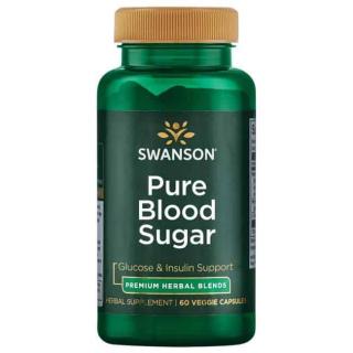 SWANSON Pure Blood Sugar (Regulacja Glukozy we Krwi) 60 Kapsułek wegetariańskich