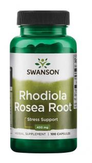 SWANSON Rhodiola Rosea Root 400mg 100 Kapsułek wegetariańskich