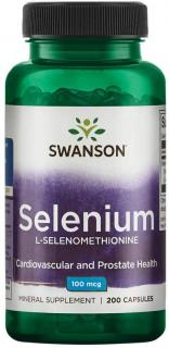 SWANSON Selenium (Selen) 100mcg - 200 kapsułek