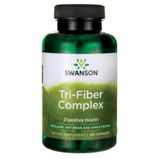 SWANSON Tri-Fiber Complex (Wsparcie pracy jelit) 100 Kapsułek