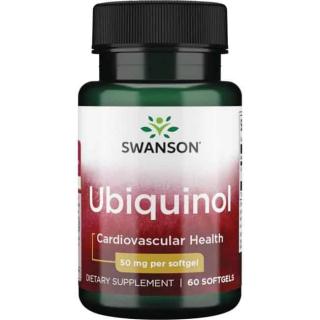 SWANSON Ubiquinol (Koenzym Q10, Układ sercowo-naczyniowy) 60 Kapsułek żelowych