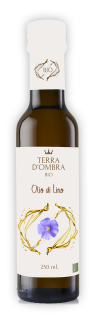 Terra d'ombra olej lniany tłoczony na zimno bio 250 ml