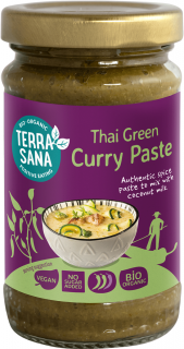 Terrasana pasta tajska zielone curry bio 120 g