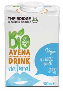 The bridge napój owsiany bez dodatku cukrów bio 500 ml