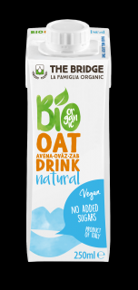 The bridge napój owsiany naturalny bez dodatku cukrów bio 250 ml