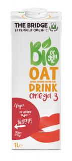 The bridge napój owsiany omega3 bez dodatku cukrów bezglutenowy bio 1 l
