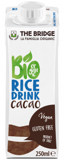 The bridge napój ryżowy o smaku czekoladowym bezglutenowy bio 250 ml