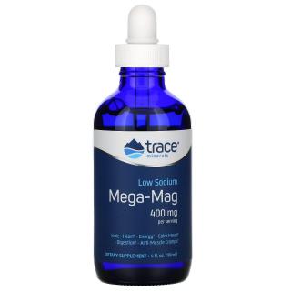 TRACE MINERALS Mega-Mag 400mg (Magnez jonowy z minerałami) 118ml