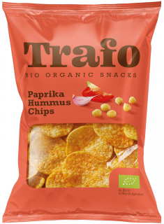 Trafo chipsy z ciecierzycy paprykowo  czosnkowe bio 75 g