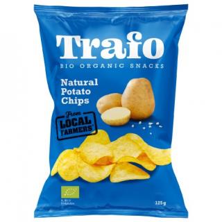Trafo chipsy ziemniaczane naturalne solone bio 125 g