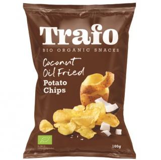 Trafo chipsy ziemniaczane smażone na oleju kokosowym bio 100 g