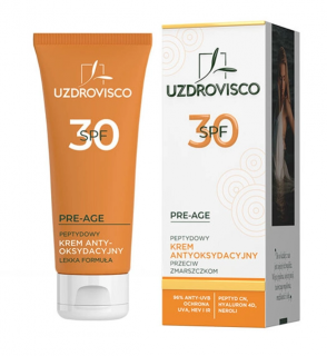 Uzdrovisco krem do twarzy antyoksydacyjny peptydowy przeciwzmarszczkowy spf 30 50 ml  uzdrovisco (pre