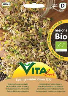 Vita line nasiona brokułu raab bio na kiełki 20 g