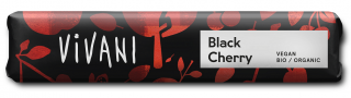 Vivani baton z gorzkiej czekolady z crunchy wiśniowym bio 35 g