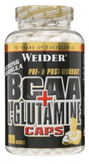 Weider BCAA+L-Glutamine 180 Kaps