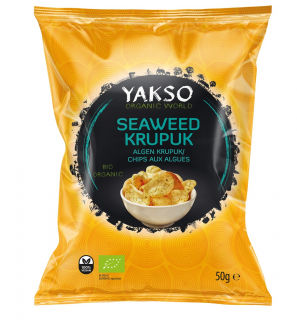 Yakso prażynki z algami wakame (krupuk) bio 50 g