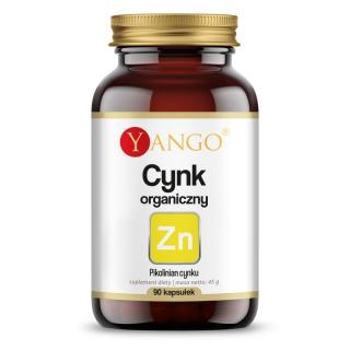 YANGO Cynk organiczny (Pikolinian cynku) 90 Kapsułek wegetariańskich